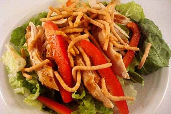 Asian Chicken Salad with Hoisin Vinaigrette
