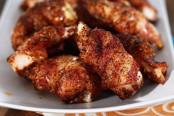 Bacon Wrapped Chicken Bites