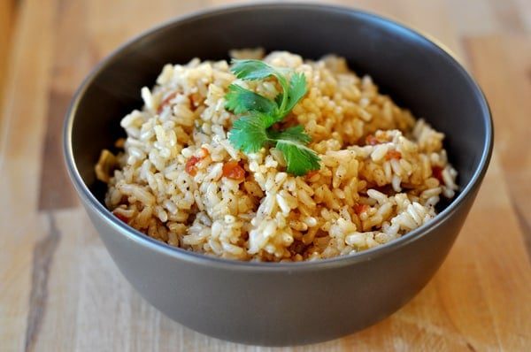 Baked Brown Spanish Rice