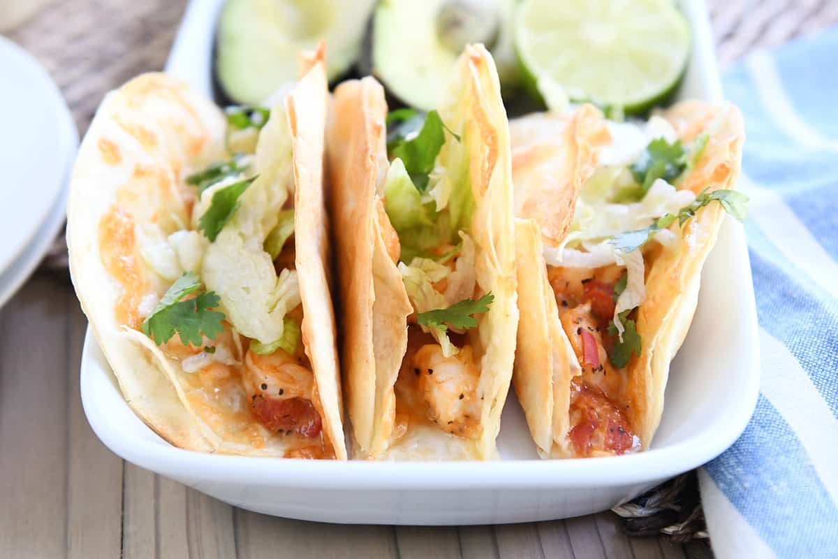 Baked Crispy Shrimp Tacos