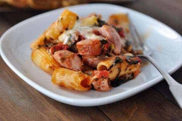 Baked Pasta with Chicken Sausage