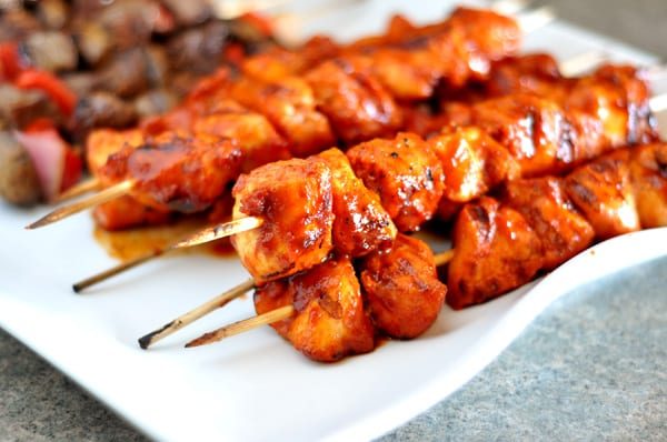 BBQ Chicken Kebabs