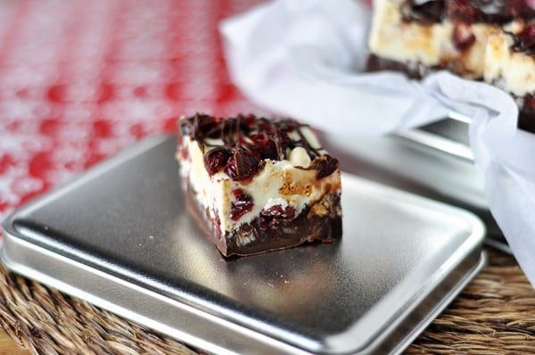 Black and White Holiday Bark