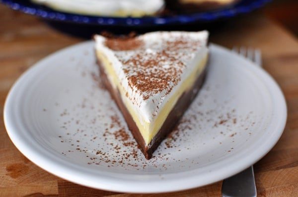 Black Bottom Pudding Pie