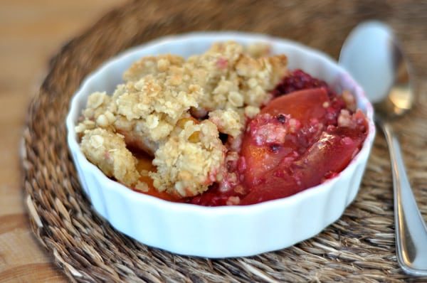 Blackberry-Nectarine Crumble