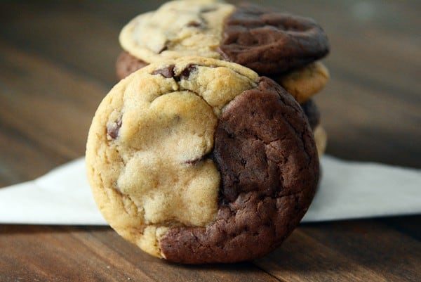 Brookies {Brownie + Chocolate Chip Cookies}