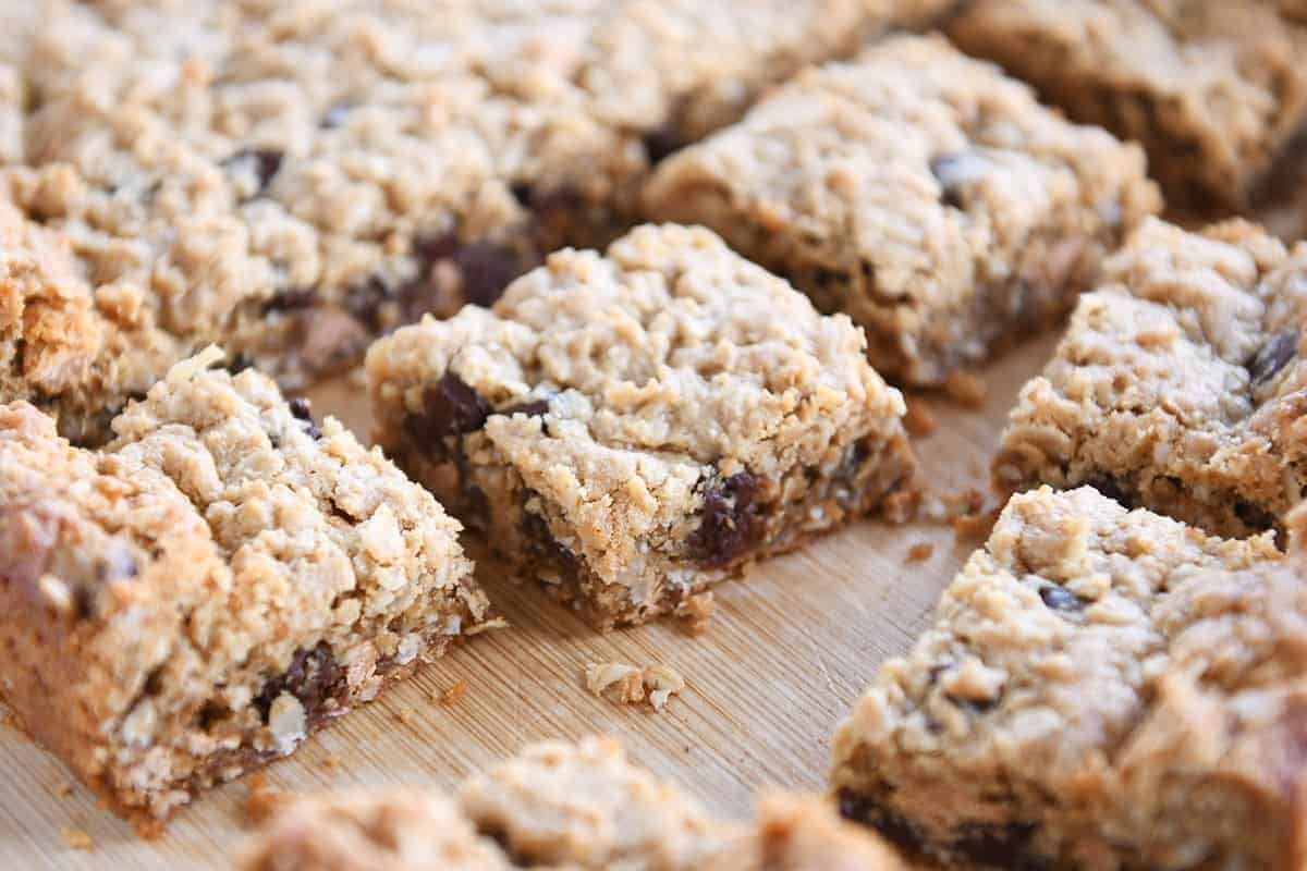 Butterscotch PB Monster Cookie Bars