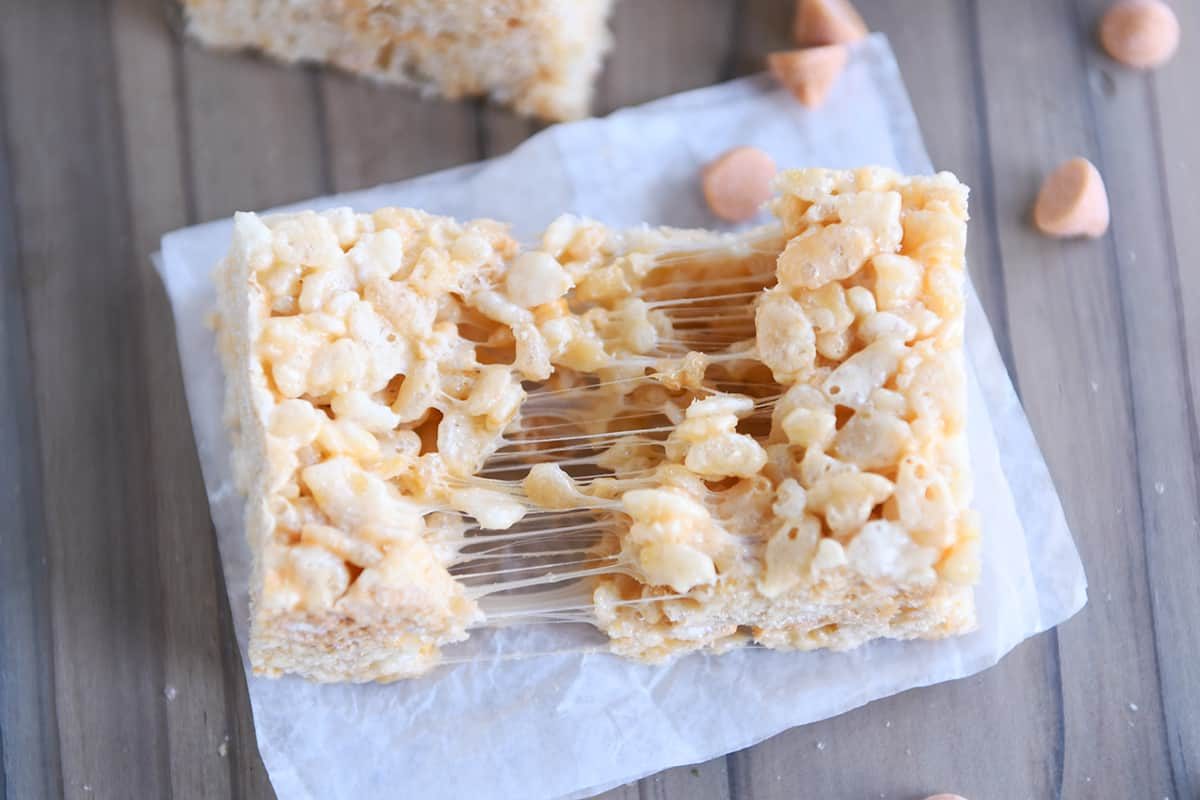 Butterscotch Rice Krispie Treats