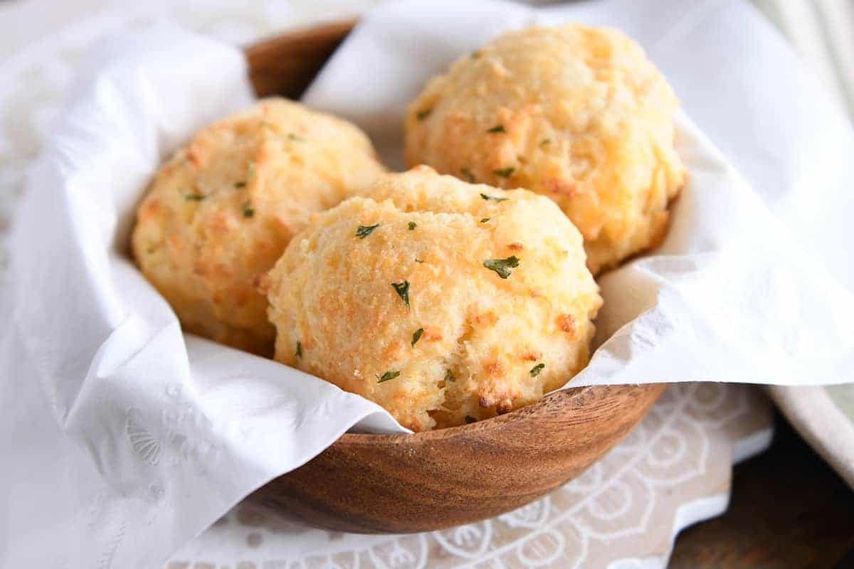 The Best Cheesy Garlic Drop Biscuits