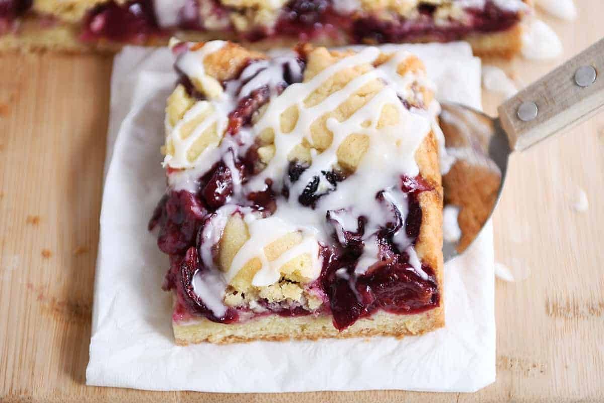 Cherry Pie Cookie Bars