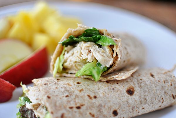 Chicken Caesar Salad Wraps