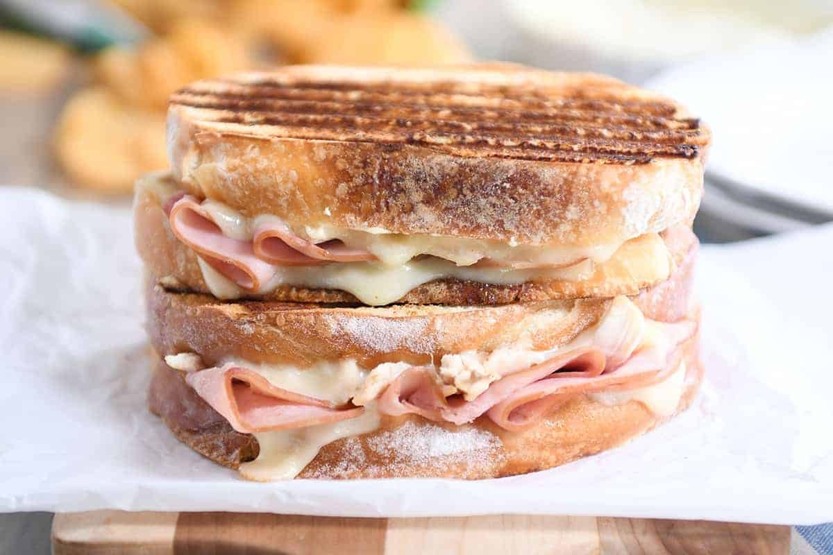Chicken Cordon Bleu Panini Sandwich