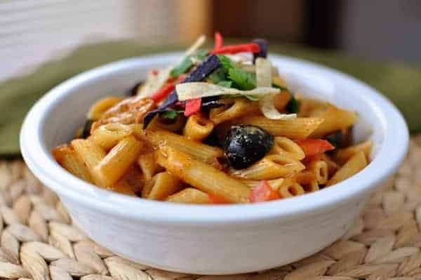 Chicken Enchilada Pasta