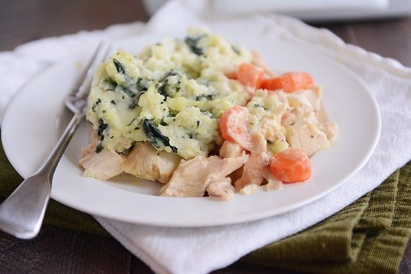 Chicken Shepherd’s Pie with Garlic-Kale Mash