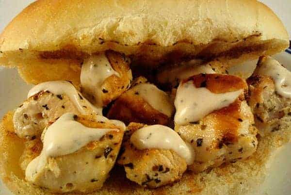 Chicken Spiedie Sandwiches