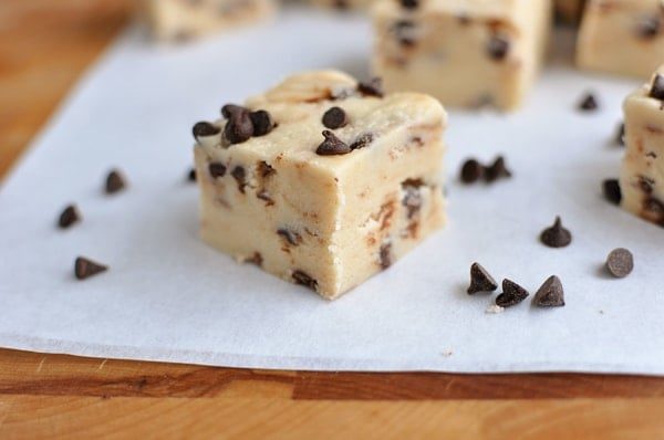 Chocolate Chip Cookie Dough Fudge