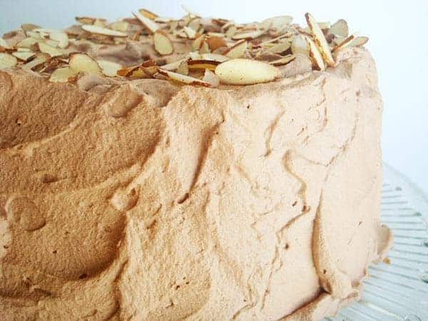 Chocolate Cream Angel Food Cake