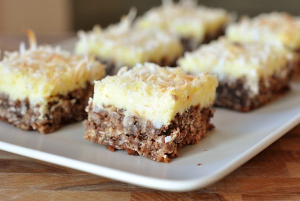 Chocolate Haystack Cream Cheese Squares