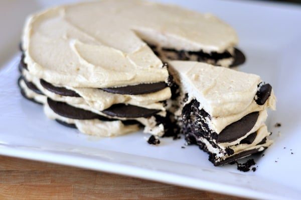 Chocolate Peanut Butter Wafer Cream Cake