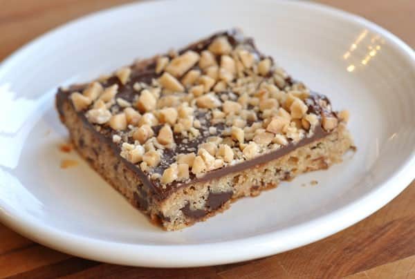 Chocolate Toffee Shortbread Bars