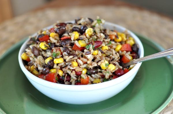 Confetti Rice and Bean Salad