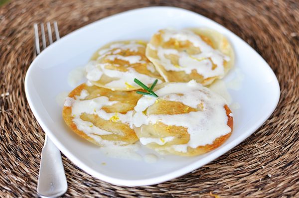 Crab and Goat Cheese Ravioli