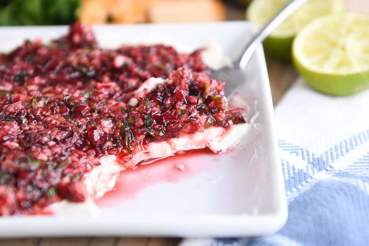 Cranberry-Jalapeno Cream Cheese Dip