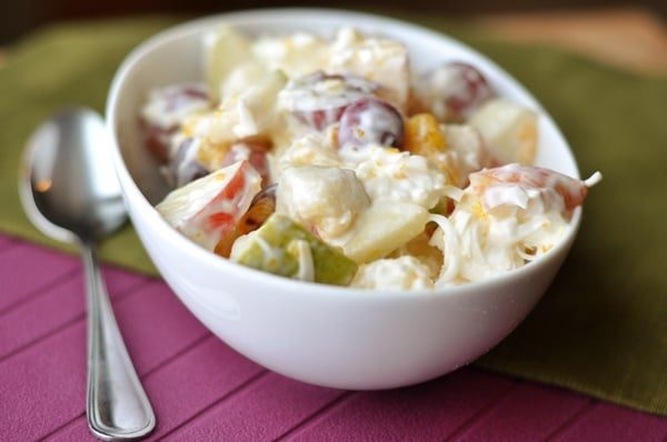 Creamy 5-Cup Fruit Salad