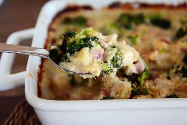 Creamy Chicken and Quinoa Cordon Bleu Casserole