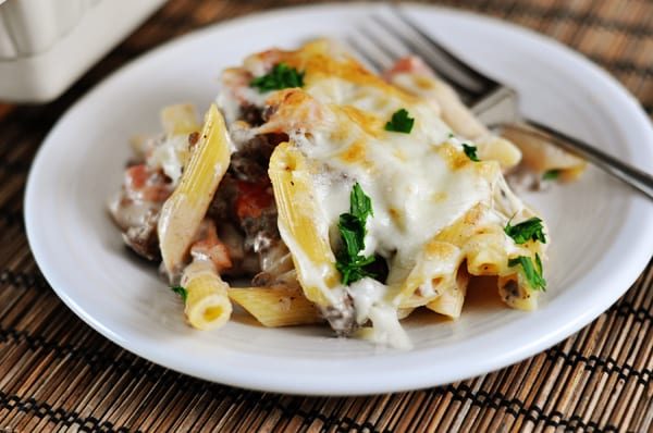 Delicious Greek Pastitsio {Casserole-Style}