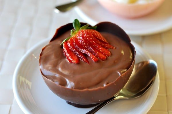 Homemade Chocolate Dessert Cups