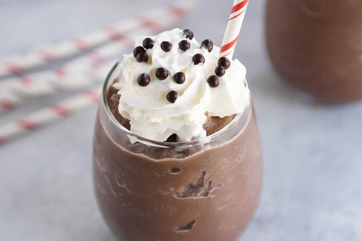 Easy 3-Ingredient Frozen Hot Chocolate