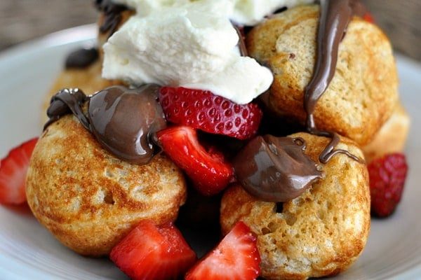 Ebelskivers {Puffy Danish Pancakes}