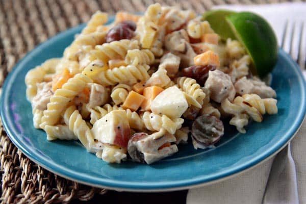 Epicurean Chicken Salad with Creamy Honey Lime Dressing