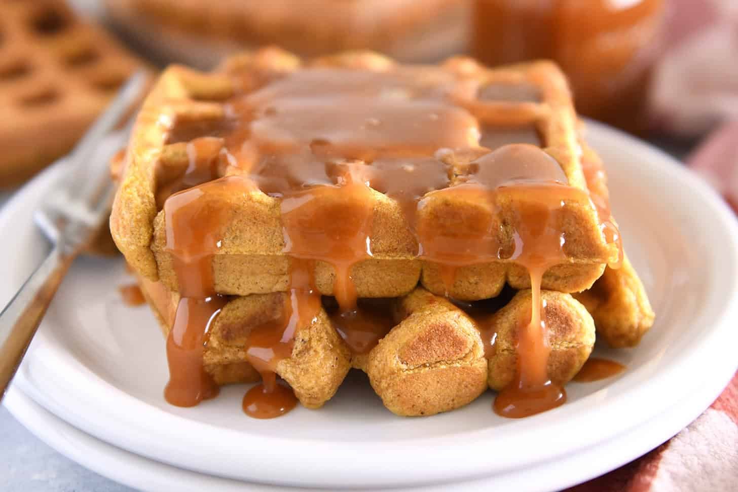 Fluffy Pumpkin Waffles