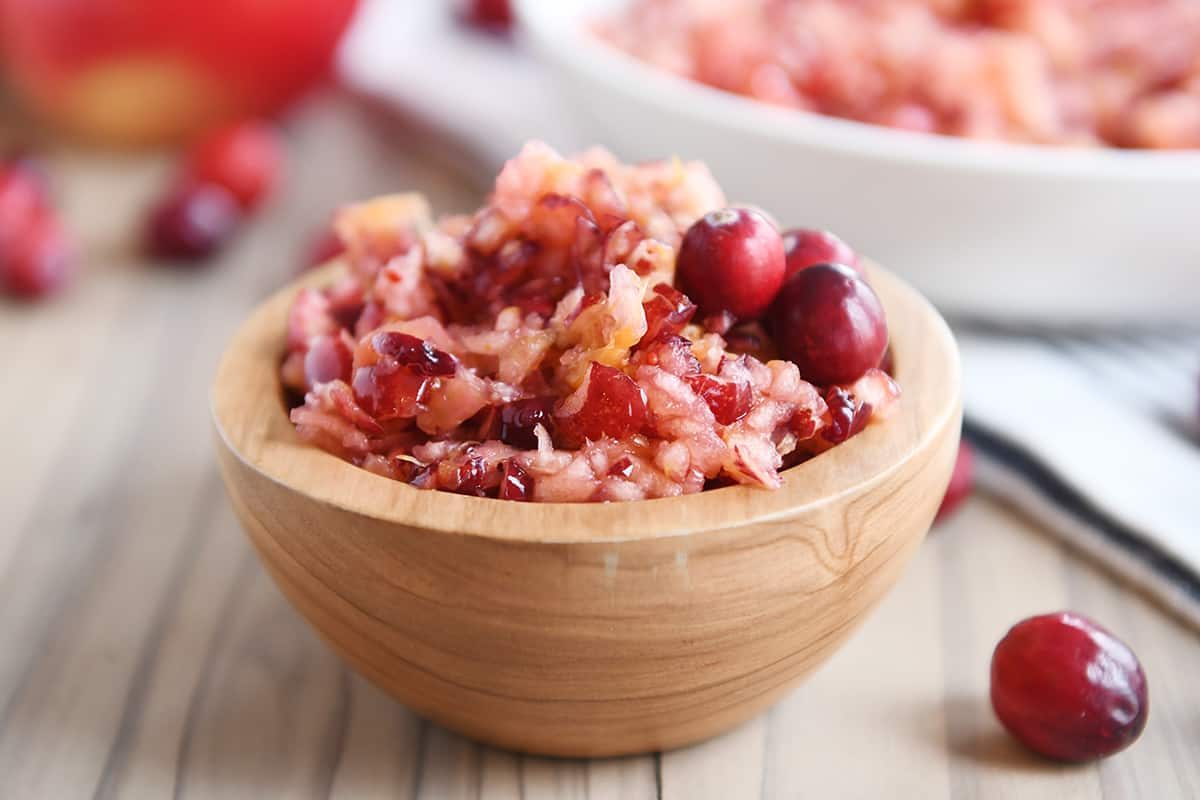 Fresh Cranberry Apple Relish