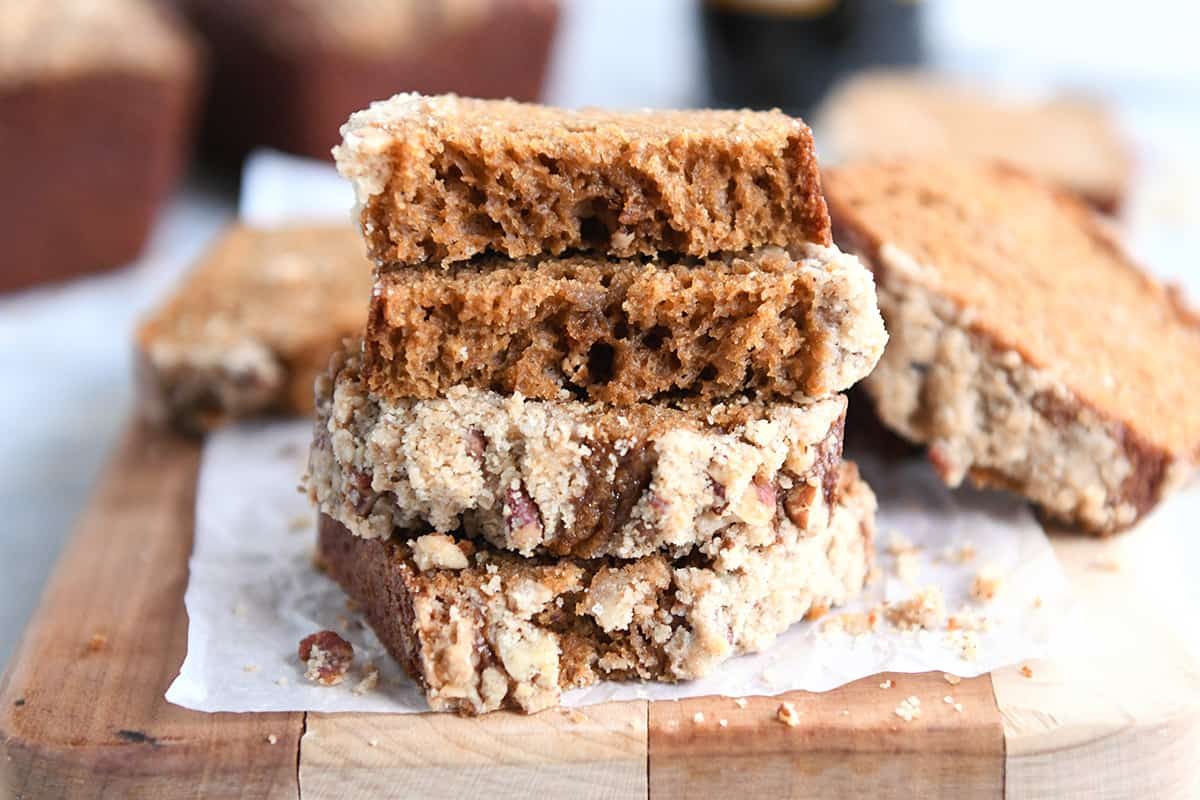 Gingerbread Streusel Mini Loaves