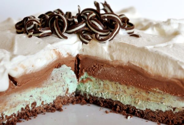 Grasshopper Ice Cream Pie