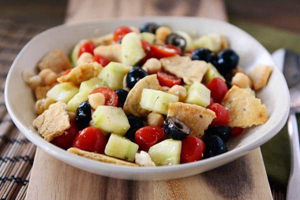 Greek Pita Bread Salad