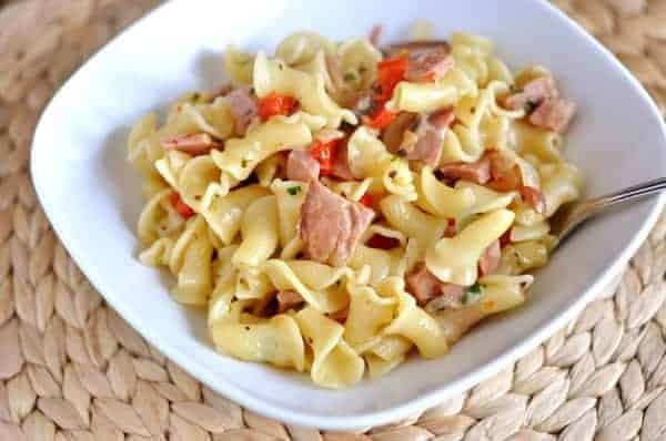 Ham and Pasta Skillet Dinner