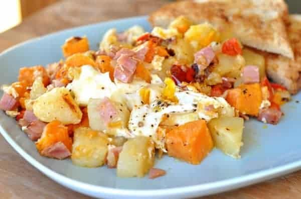 Ham and Sweet Potato Hash