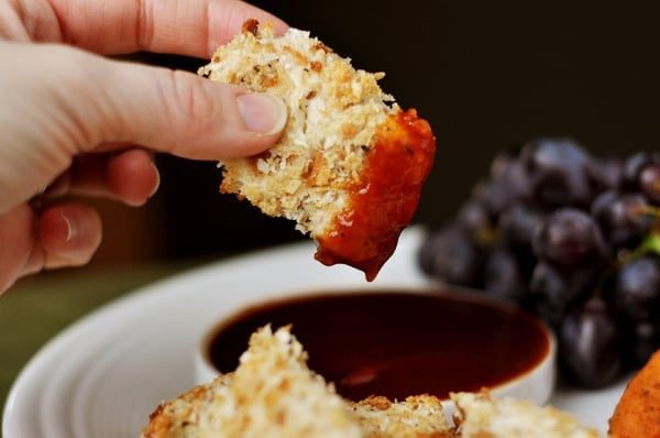 Healthy Chicken Nuggets {Baked}
