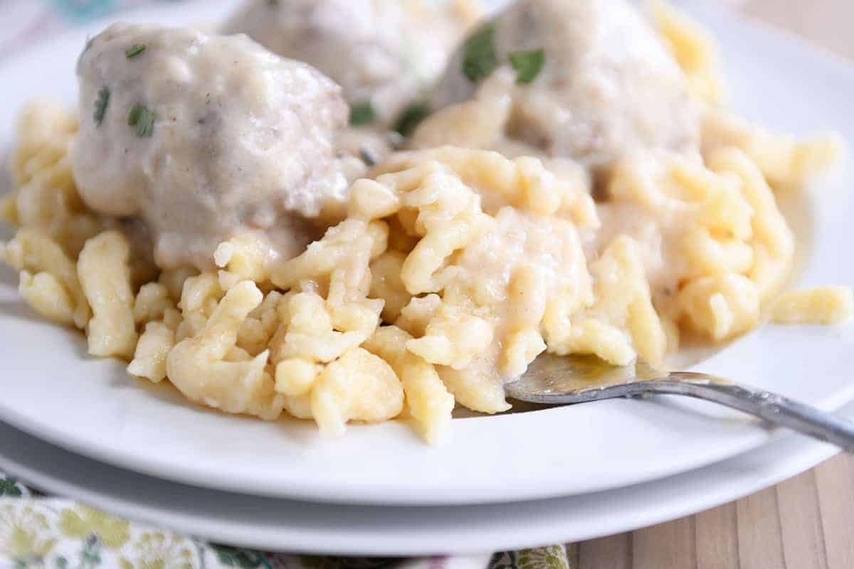 Homemade German Spaetzle Noodles