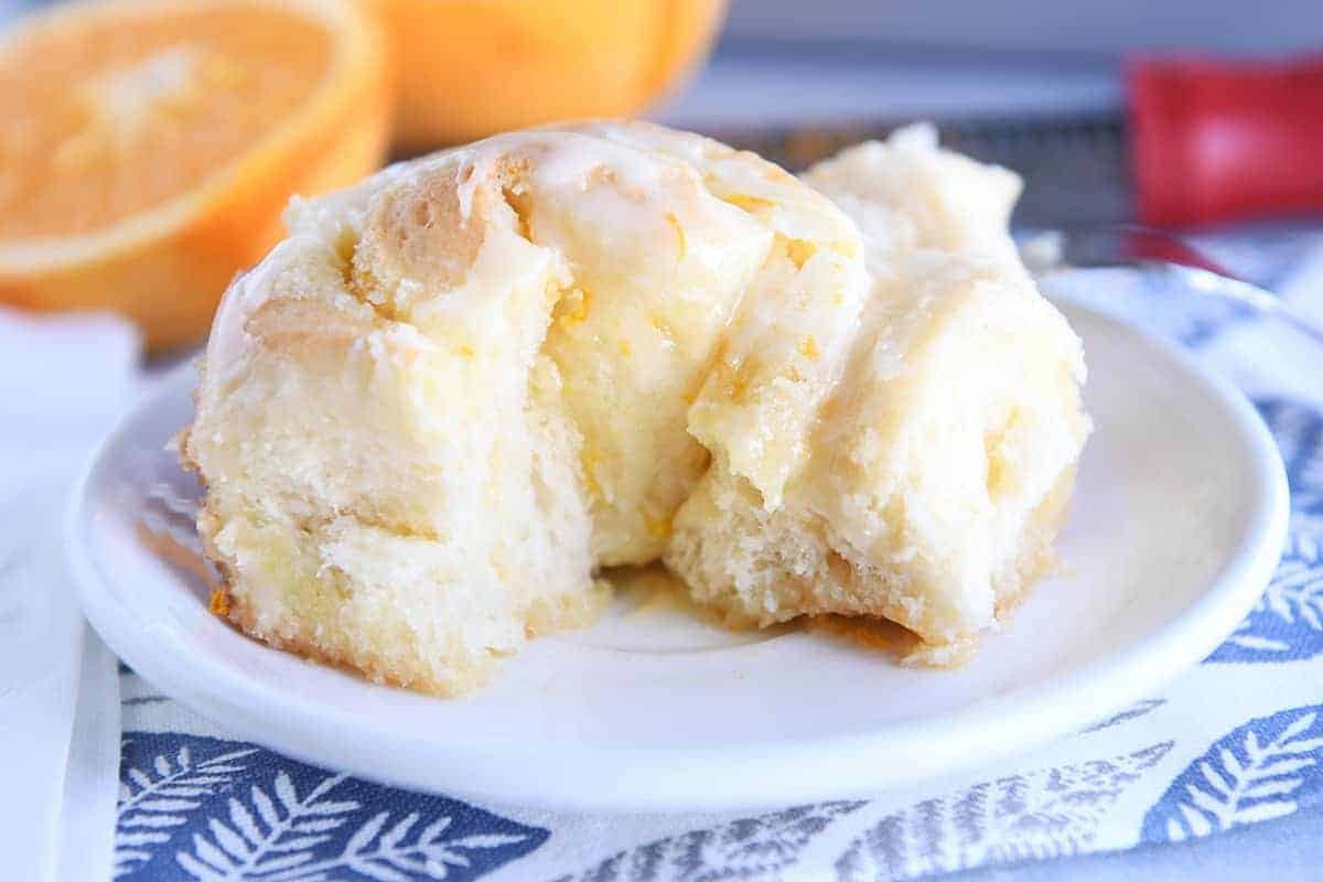 Homemade Orange Sweet Rolls