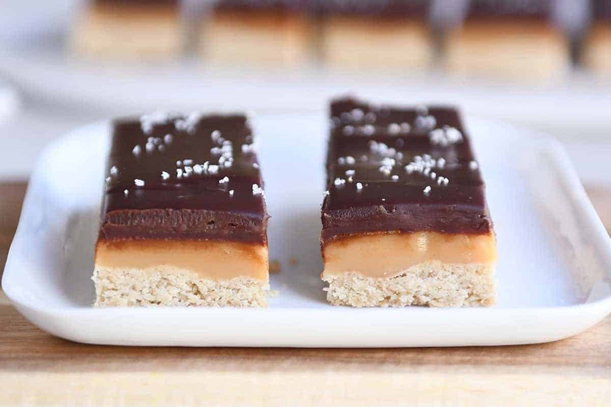 Homemade Dulce de Leche Twix Bars