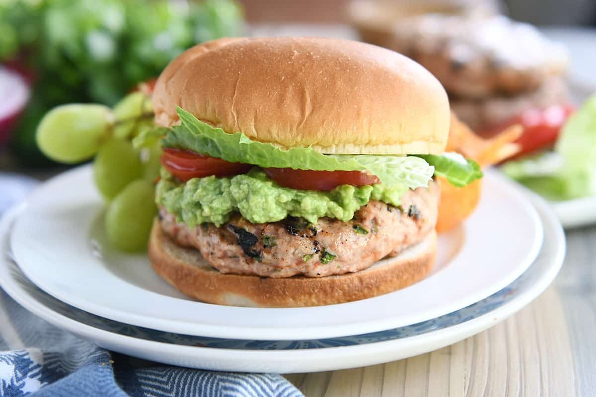 Jalapeno Cheddar Turkey Burgers