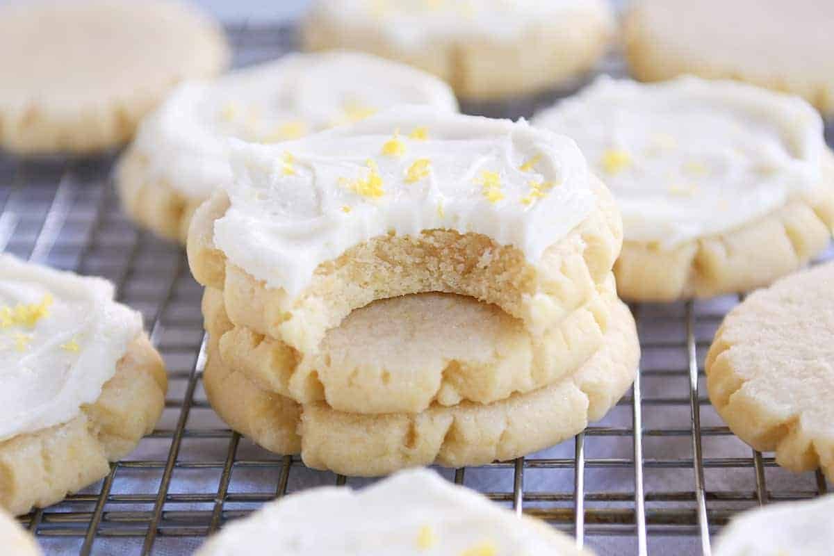 Lemon "Swig" Sugar Cookies with Lemon Frosting