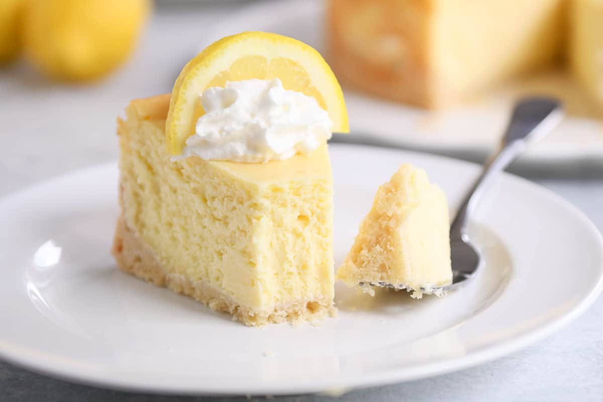Lemon White Chocolate Cheesecake
