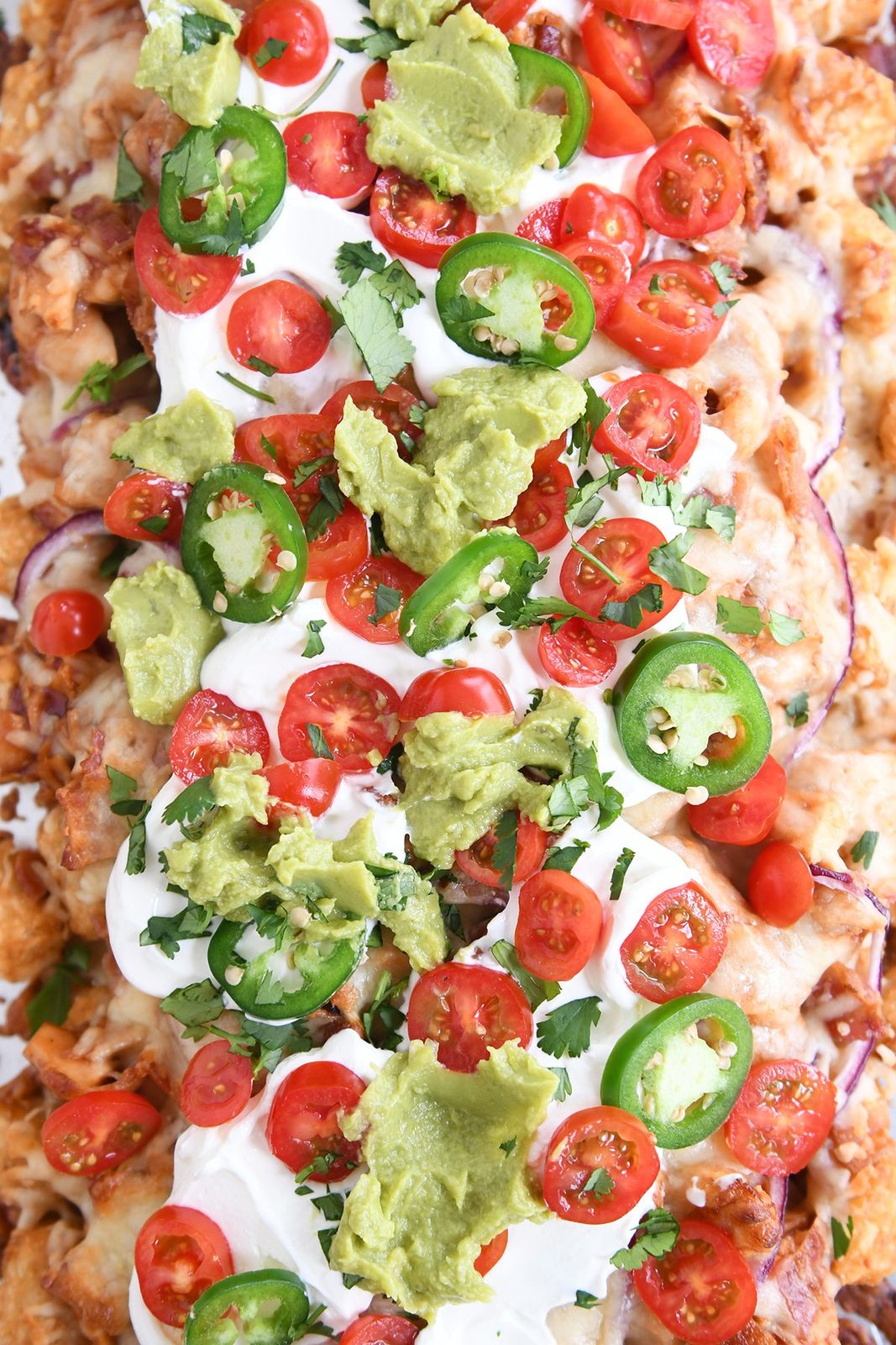Loaded BBQ Chicken Totchos