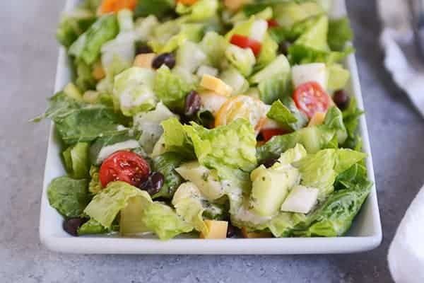 Mexican Chopped Salad with Cilantro-Lime Vinaigrette